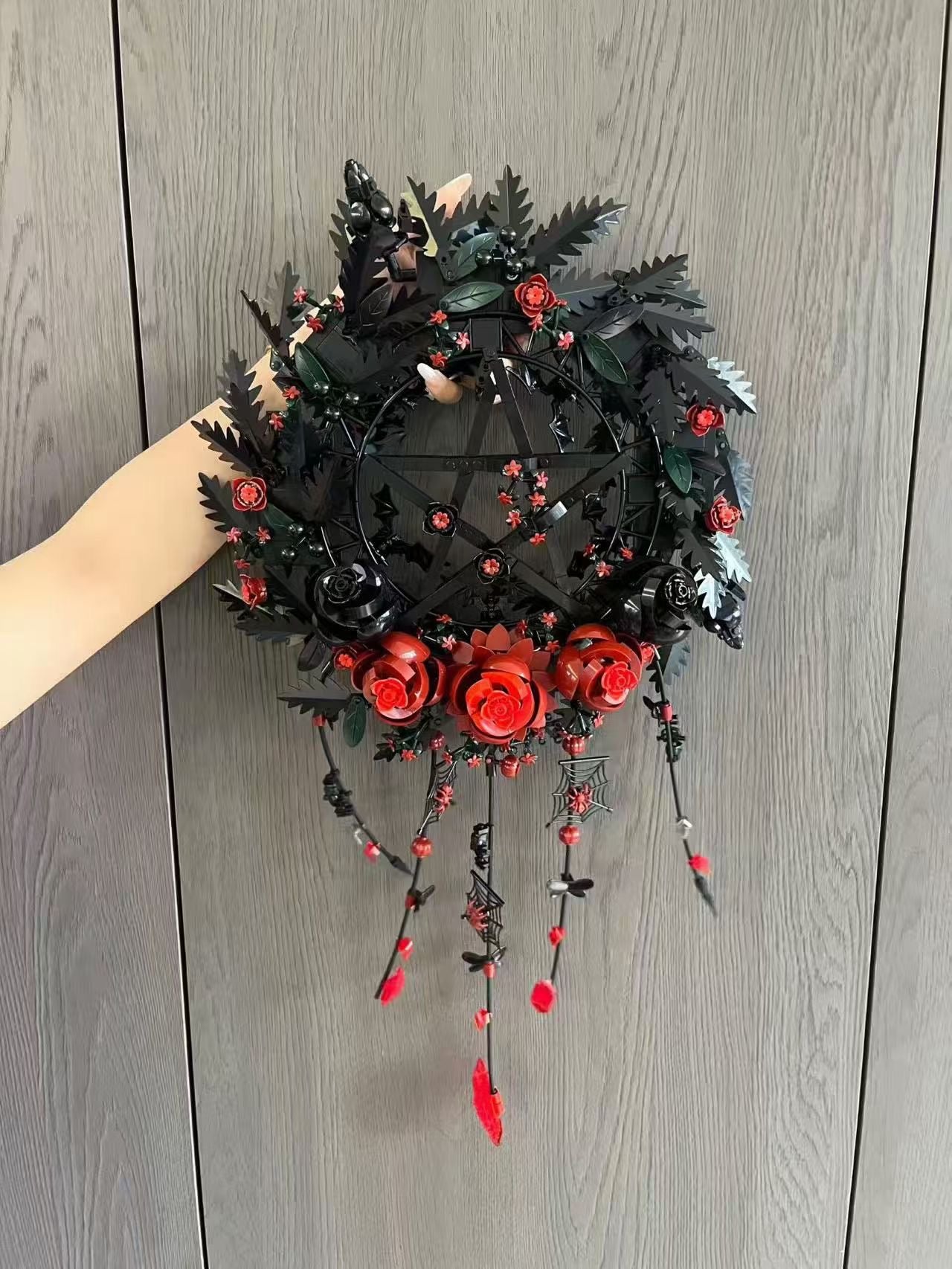Gothic Rose Star Ring Building Blocks
