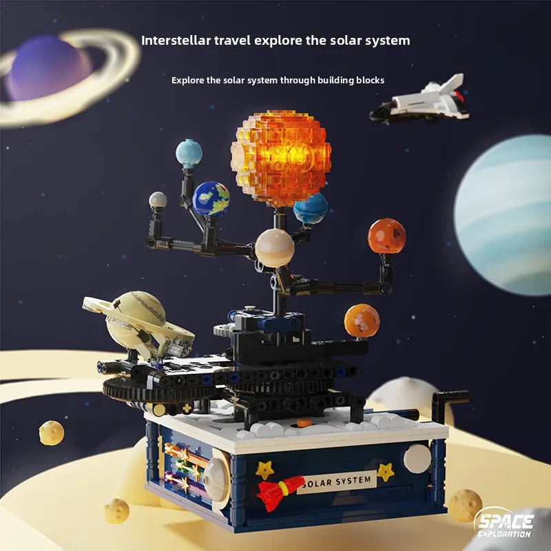 Rotating Solar System Building Blocks