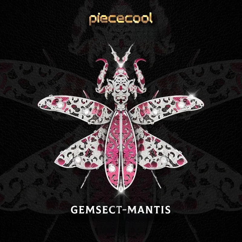 Gemsect Metal 3D Insect Magnetic Brooch Fridge Magnet Bag and Scarf Accessory
