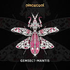 Gemsect Metal 3D Insect Magnetic Brooch Fridge Magnet Bag and Scarf Accessory
