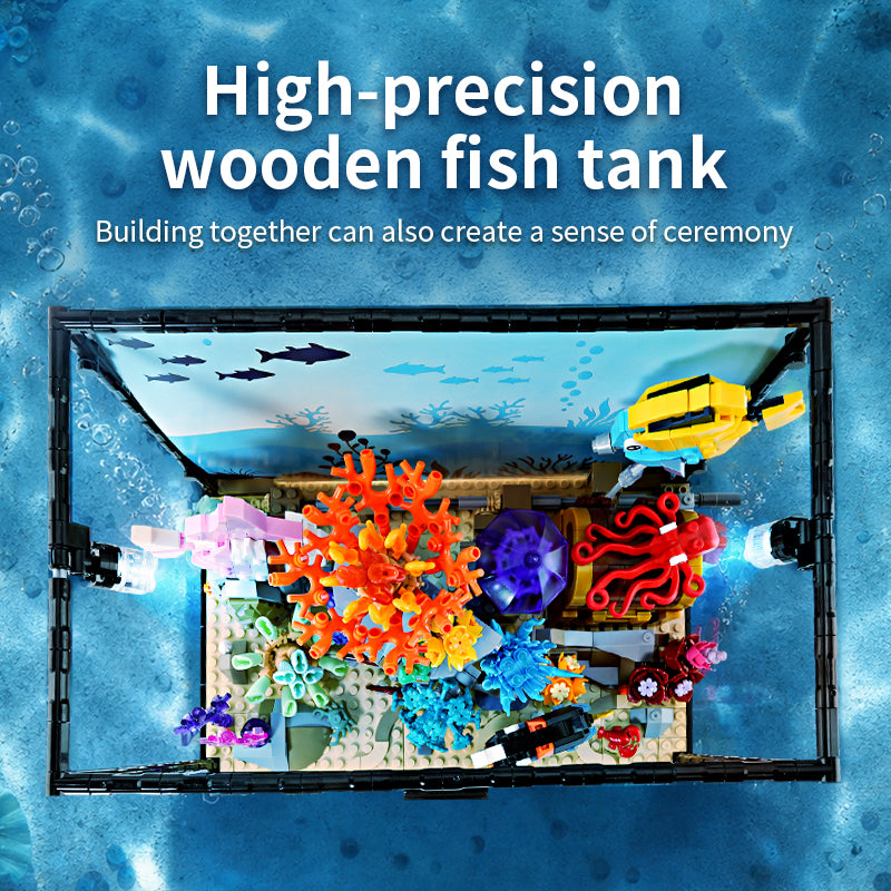 Underwater Fish Tank Building Blocks with Light