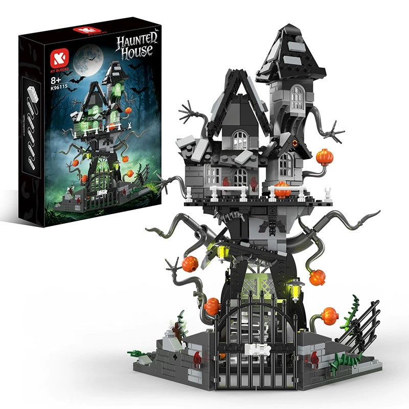 Haunted House Building Blocks with Light