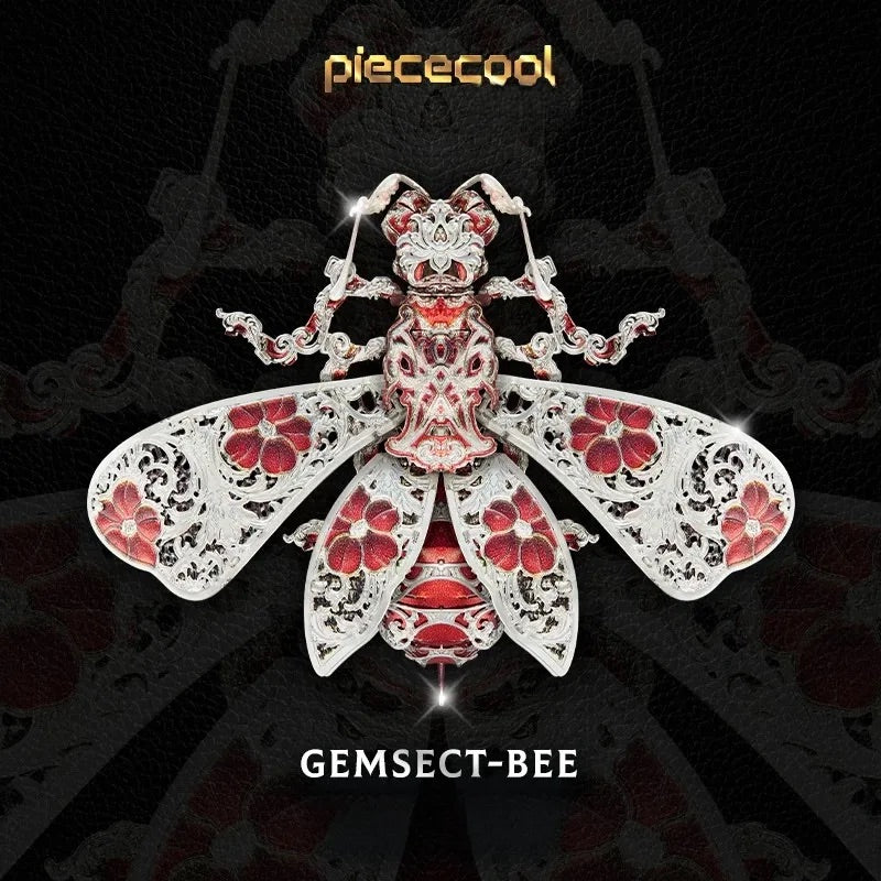 Gemsect Metal 3D Insect Magnetic Brooch Fridge Magnet Bag and Scarf Accessory
