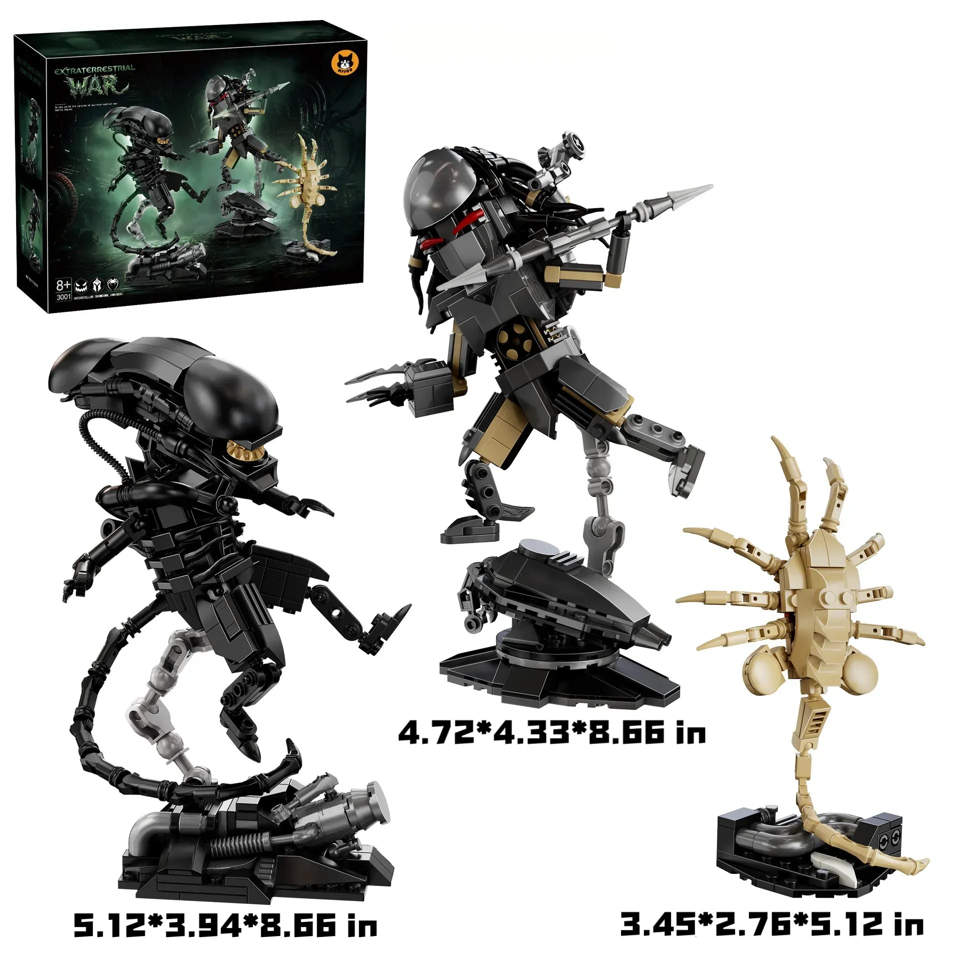 Sci Fi Monster Battle Building Blocks