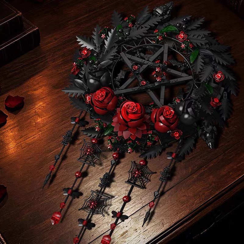 Gothic Rose Star Ring Building Blocks