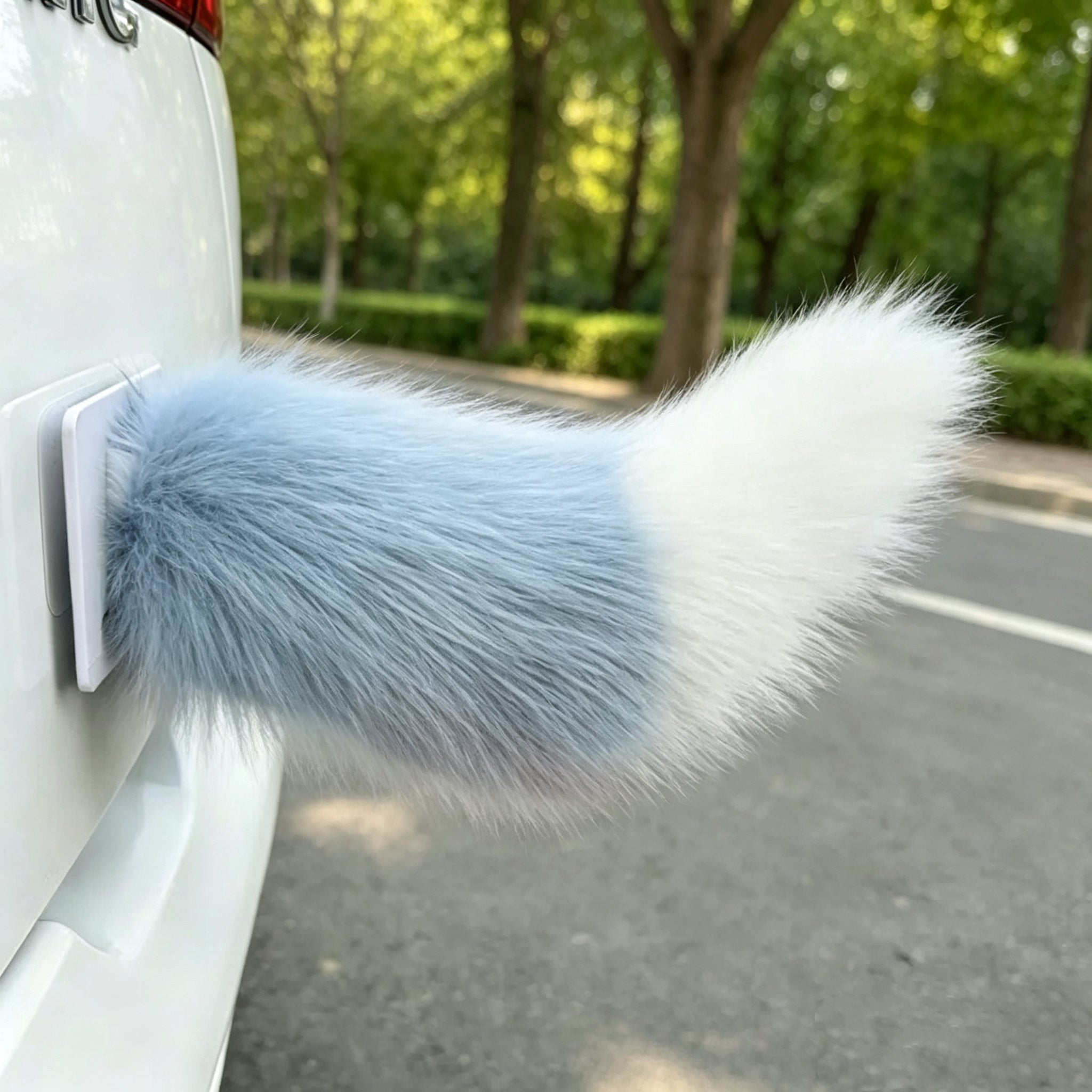 Wagging Car Tail Decoration with Voice & Remote Control