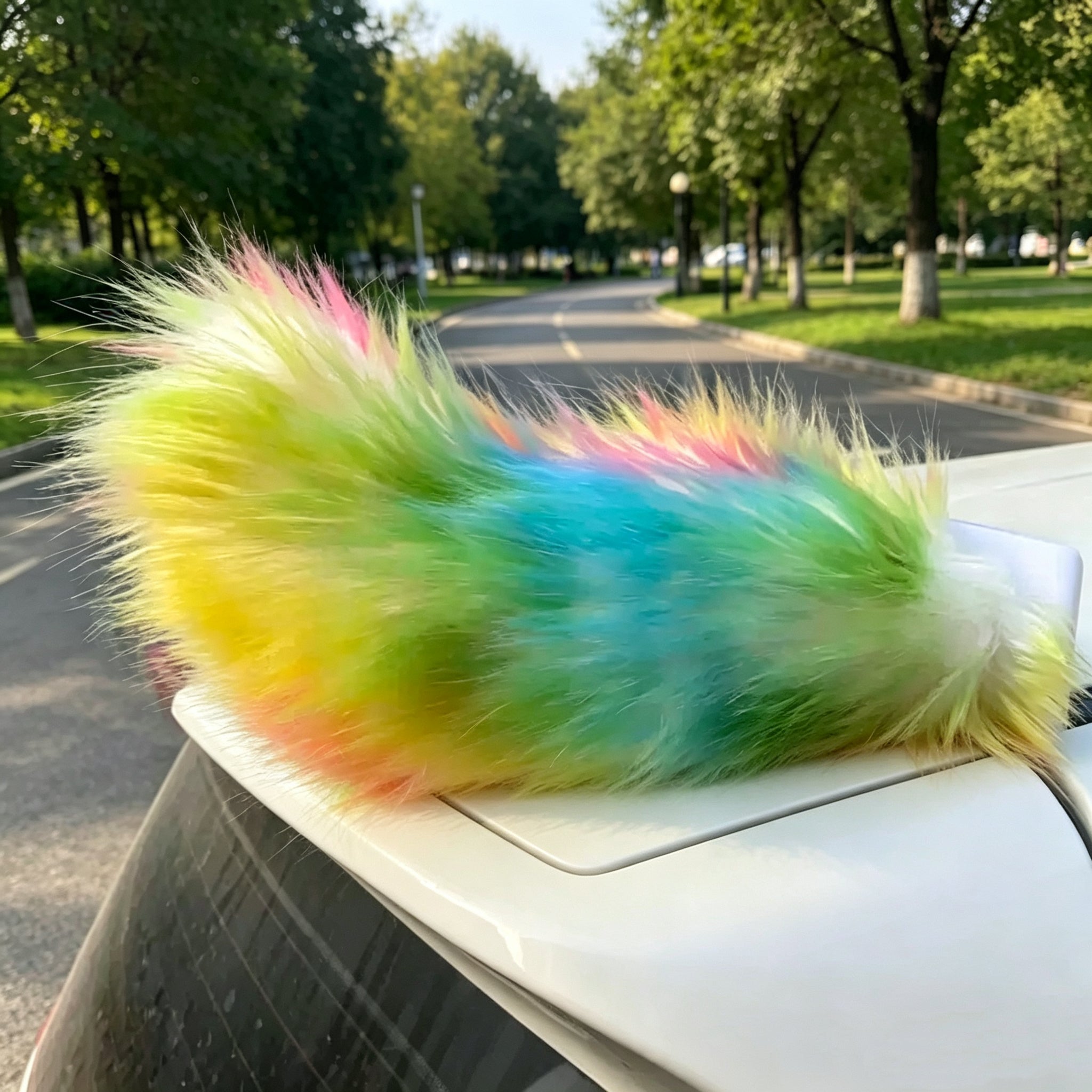 Wagging Car Tail Decoration with Voice & Remote Control