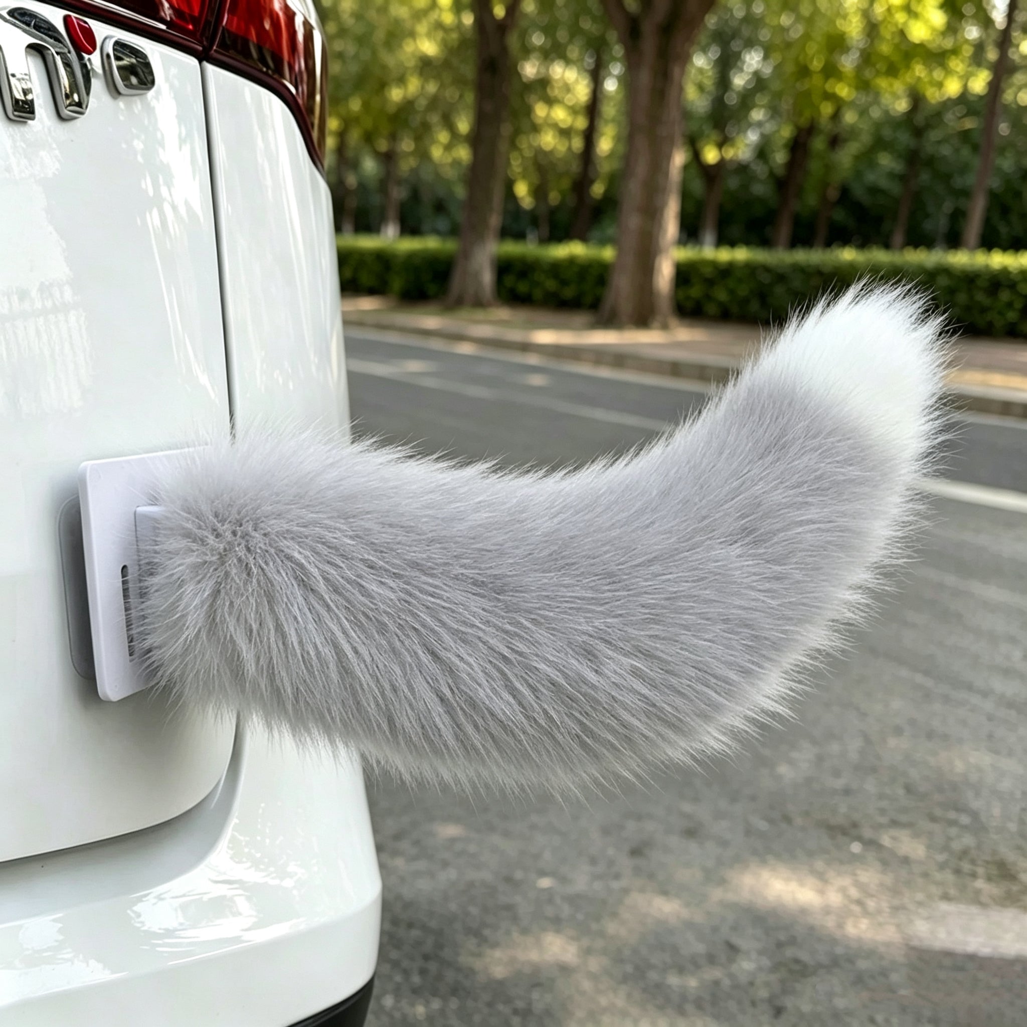 Wagging Car Tail Decoration with Voice & Remote Control