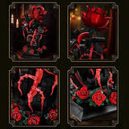 Gothic Heart Rose Building Blocks