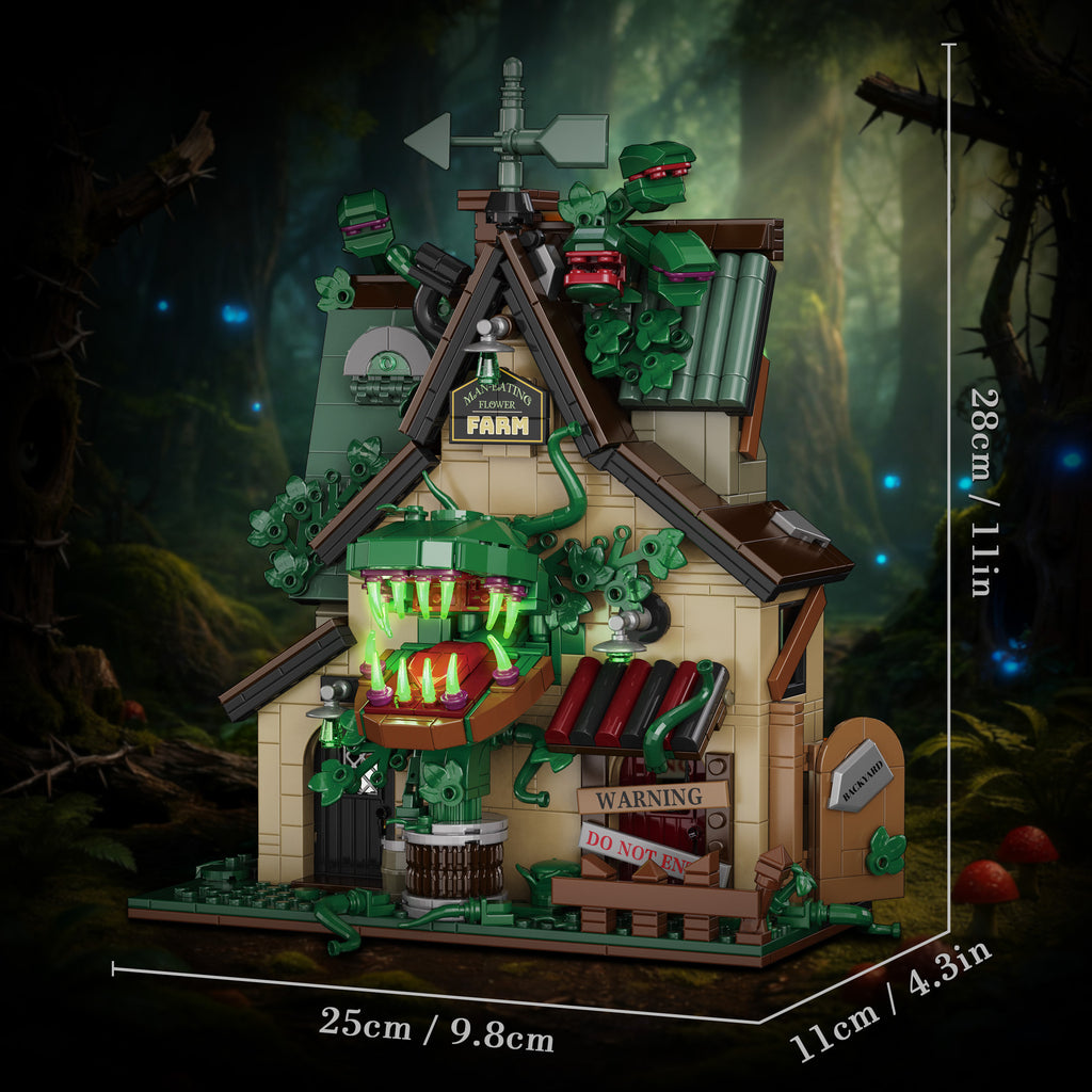 Glow Carnivorous Plant House Building Blocks