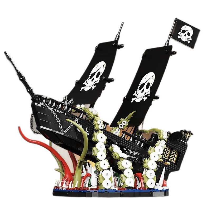 Tentacle Pirate Ship Building Blocks