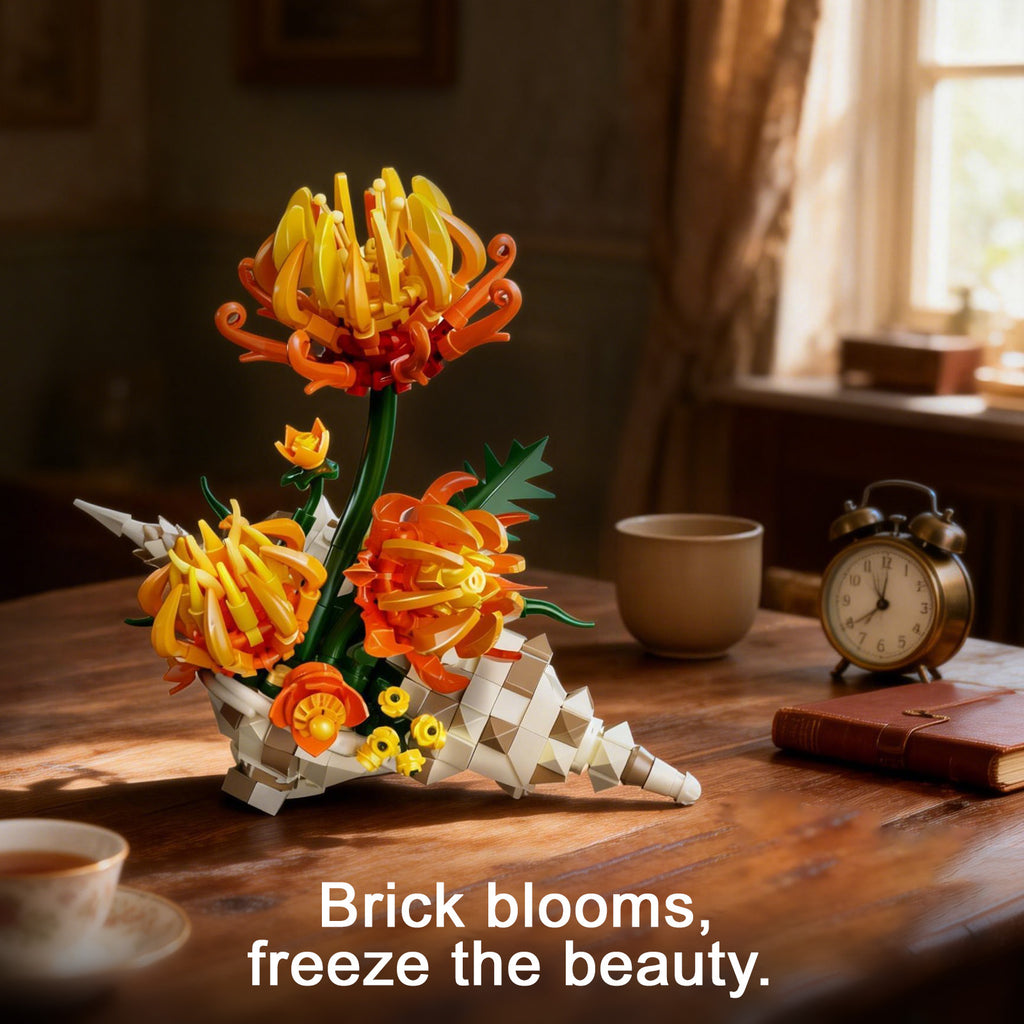 Chrysanthemum Conch Building Blocks