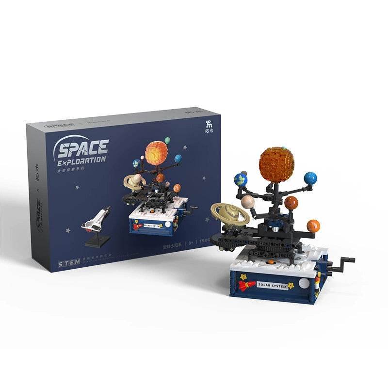 Rotating Solar System Building Blocks