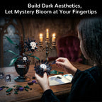 Gothic Skeleton Sunflower Building Blocks
