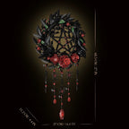 Gothic Rose Star Ring Building Blocks