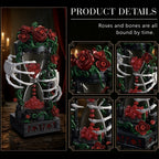 Gothic Bone Hourglass Rose Building Blocks