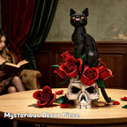 1576 piece skull cat rose building set for dark fantasy decor