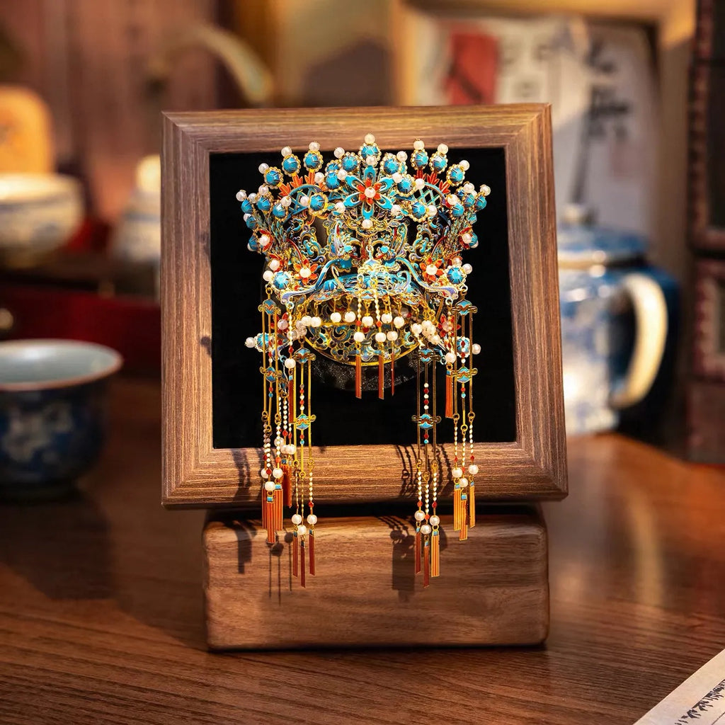 Phoenix Crown Metal 3D Puzzle Refrigerator Magnet DIY Decorative Fridge Magnet