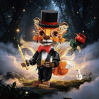 Fox magician building blocks set with box and size details