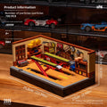 Garage building blocks lift platform detail for car repair scene