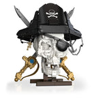Dark gothic skull rose ornament building model with creative design