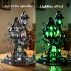 Magic house building set displayed as cozy desk decor