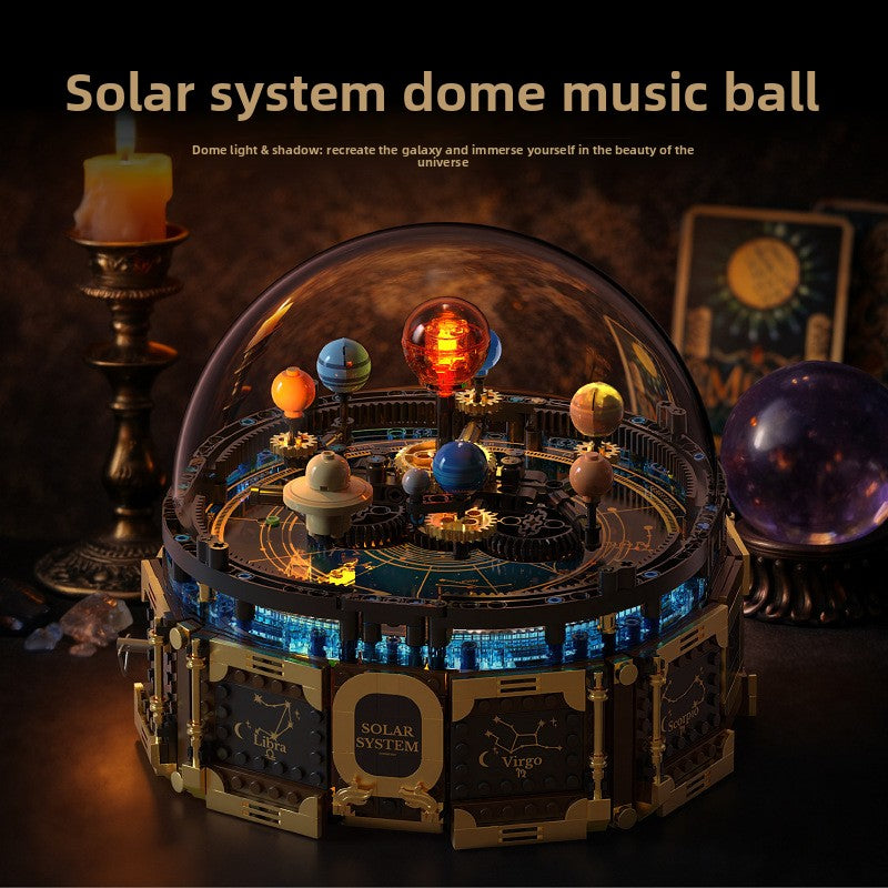 Electric Solar System Music Box Building Blocks