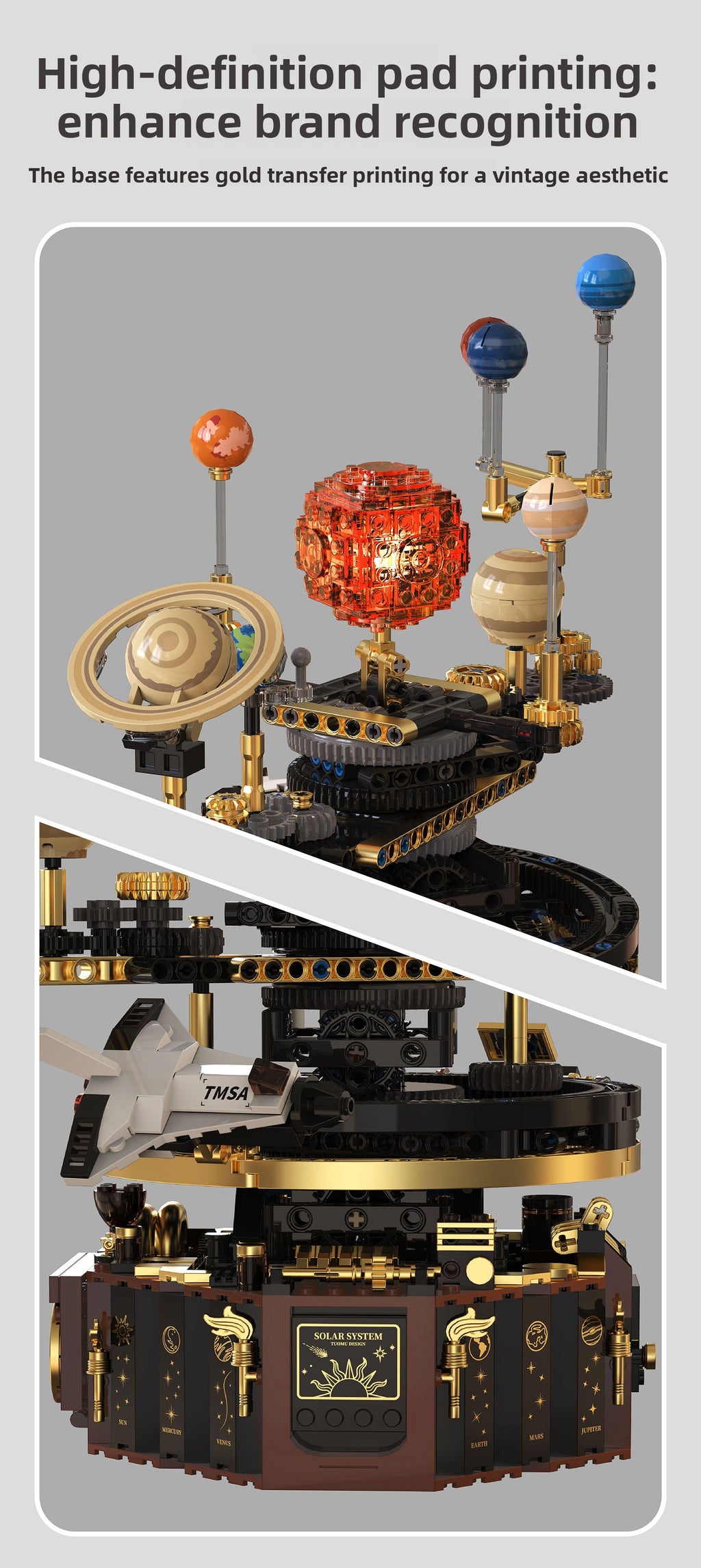 Electric Solar System Planetarium Building Blocks