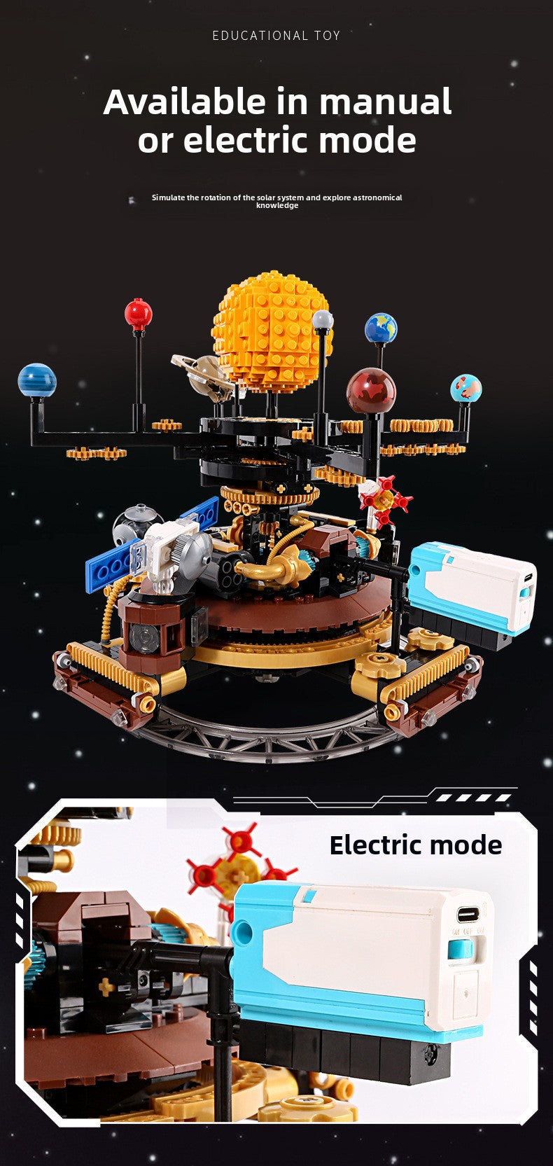 Solar System Planetarium Building Blocks
